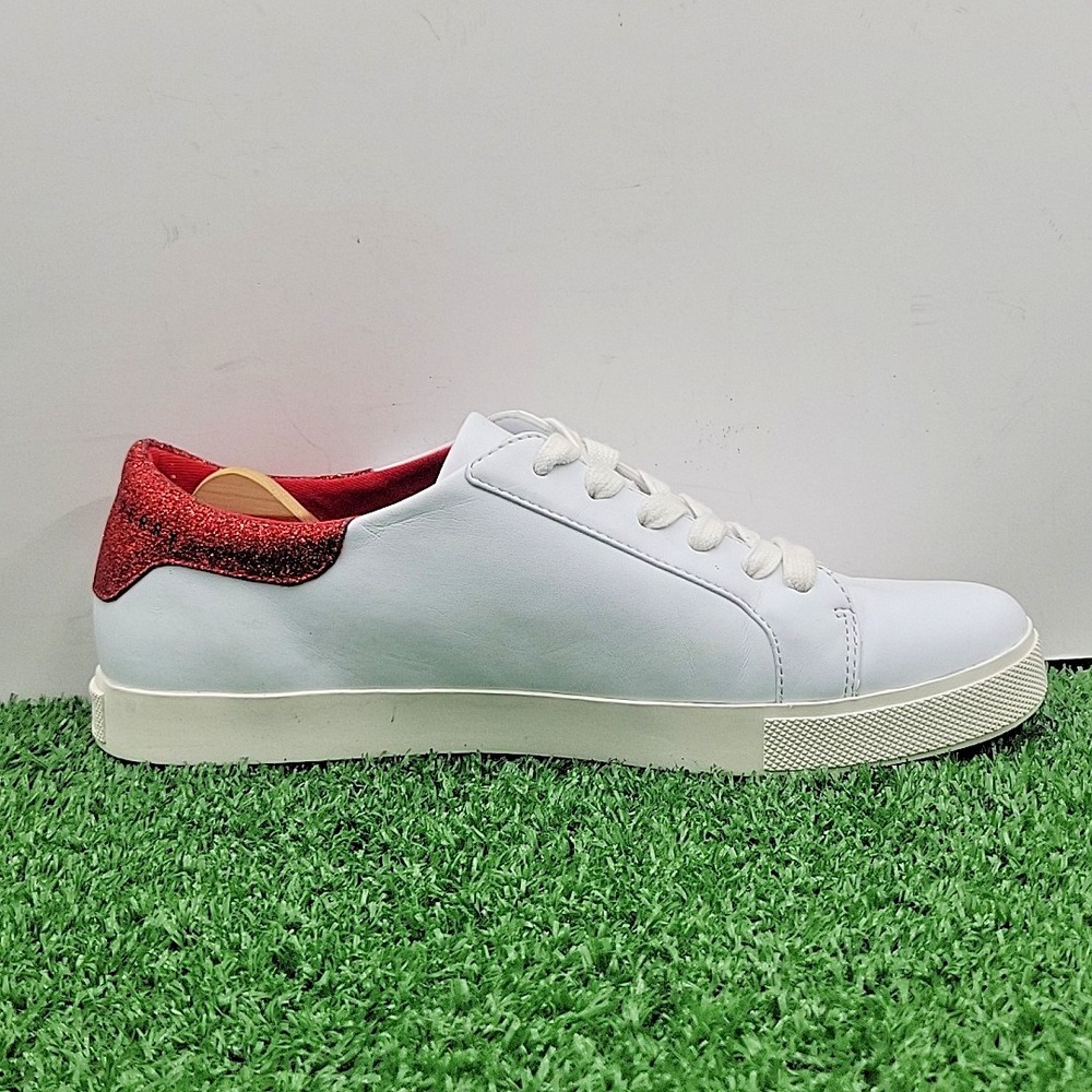 Katy Perry  Collection Womens Shoes 8.5 Medium Lace-Up Sneakers The Rizzo Cherry - Picture 3 of 12